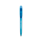 Kugelschreiber aus Kunststoff mit breitem Clip und blauer Schrift BIC® Ansicht mit Druckbereich