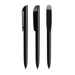 Kugelschreiber aus Kunststoff mit großem Clip und schwarzer Tinte BIC® farbe schwarz