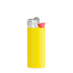 Kompaktes Kunststoff-Feuerzeug mit Kindersicherung BIC® J25 farbe gelb