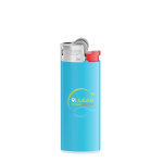 Kompaktes Kunststoff-Feuerzeug mit Kindersicherung BIC® J25 farbe cyan-blau