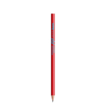 BIC® Bleistift aus recyceltem Material, in der EU gefertigt, mit angespitzter Spitze farbe rot