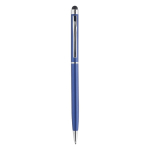 Multifunktions-Metallkugelschreiber mit Touch-Stift und blauer BIC®-Tinte farbe blau