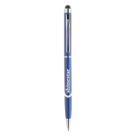 Multifunktions-Metallkugelschreiber mit Touch-Stift und blauer BIC®-Tinte farbe blau