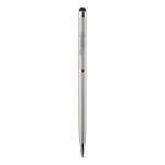 Multifunktions-Metallkugelschreiber mit Touch-Stift und blauer BIC®-Tinte farbe silber