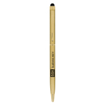 Metallkugelschreiber mit Touch-Funktion und blauer Tinte Sleek Stylus BIC® farbe gold