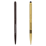 Metallkugelschreiber mit Touch-Funktion und schwarzer Tinte Sleek Stylus BIC® farbe schwarz