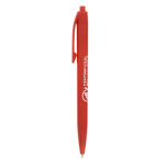 Kugelschreiber aus Kunststoff mit Druckmechanik und blauer Schrift BIC® farbe rot