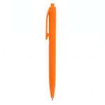 Kugelschreiber aus Kunststoff mit Druckmechanik und blauer Schrift BIC® farbe orange