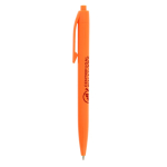 Kugelschreiber aus Kunststoff mit Druckmechanik und blauer Schrift BIC® farbe orange