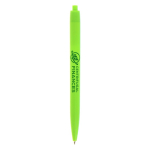 Kugelschreiber aus Kunststoff mit Druckmechanik und blauer Schrift BIC® farbe lindgrün
