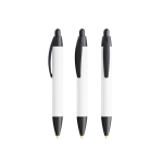 Kugelschreiber aus Kunststoff mit 360°-Druck und blauer Tinte Wide Body Mini BIC® farbe schwarz