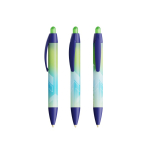 Kugelschreiber aus Kunststoff mit 360°-Druck und schwarzer Tinte Wide Body Mini BIC® farbe marineblau
