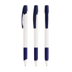 Kugelschreiber aus recyceltem Kunststoff mit weicher Griffzone und schwarzer Tinte BIC® farbe marineblau