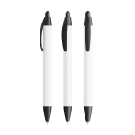 Kugelschreiber aus recyceltem Kunststoff mit breitem Profil und schwarzer Tinte BIC® farbe schwarz