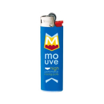 Kunststoff-Feuerzeug mit schlankem Design und stabiler Flamme BIC® J23 farbe blau