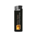 BIC® J38 Feuerzeug aus Kunststoff mit leichtem Zündmechanismus farbe schwarz Ansicht von hinten