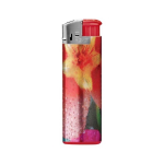 BIC® J38 Feuerzeug aus Kunststoff mit leichtem Zündmechanismus farbe rot Ansicht von hinten
