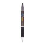 Kugelschreiber aus Kunststoff mit transluzentem Schaft und blauer Tinte Click BIC® farbe schwarz
