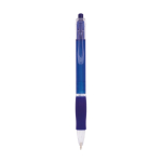 Kugelschreiber aus Kunststoff mit transluzentem Schaft und blauer Tinte Click BIC® farbe blau