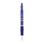 Kugelschreiber aus Kunststoff mit transluzentem Schaft und blauer Tinte Click BIC® farbe blau
