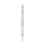 Kugelschreiber aus Kunststoff mit transluzentem Schaft und blauer Tinte Click BIC® farbe weiß