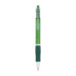 Kugelschreiber aus Kunststoff mit transluzentem Schaft und blauer Tinte Click BIC® farbe grün