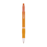 Kugelschreiber aus Kunststoff mit transluzentem Schaft und blauer Tinte Click BIC® farbe orange
