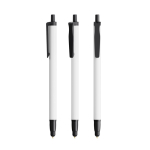 Kugelschreiber aus recyceltem Kunststoff mit Touchpen und schwarzer Tinte BIC®