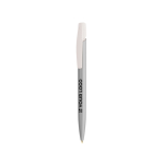 Kugelschreiber aus Kunststoff mit robustem Clip und schwarzer Tinte Media Clic Glacé BIC® Ansicht mit Druckbereich