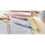 Kugelschreiber aus Kunststoff mit Pastell-Finish und 4-Farben-Tinte BIC®