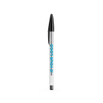Klassischer transparenter Kunststoffkugelschreiber mit schwarzer Tinte BIC® Cristal® Ansicht mit Druckbereich