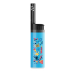 Kunststoff-Feuerzeug mit verlängerter Spitze, große Reichweite EZ Reach™ BIC® farbe blau