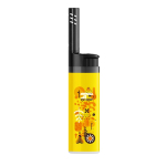 Kunststoff-Feuerzeug mit verlängerter Spitze, große Reichweite EZ Reach™ BIC® farbe gelb