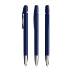 Nachfüllbarer Kunststoff-Kugelschreiber mit Klickmechanik und blauer Tinte BIC® farbe marineblau