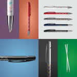 Nachfüllbarer Kunststoff-Kugelschreiber mit Klickmechanik und blauer Tinte BIC®