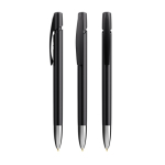 Nachfüllbarer Kunststoff-Kugelschreiber mit Klickmechanik und schwarzer Tinte BIC® farbe schwarz