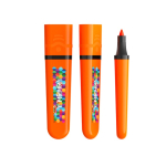 Fluoreszierender Textmarker aus Kunststoff mit Tinte natürlichen Ursprungs BIC® farbe orange