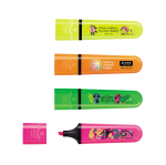 Fluoreszierender Textmarker aus Kunststoff mit Tinte natürlichen Ursprungs BIC®