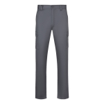 Unisex-Cargohose aus Twill mit elastischem Bund, 190 g/m², Velilla farbe grau