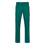 Unisex-Cargohose aus Twill mit elastischem Bund, 190 g/m², Velilla farbe grün