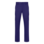 Unisex-Cargohose aus Twill mit elastischem Bund, 190 g/m², Velilla farbe köngisblau