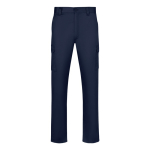 Unisex-Cargohose aus Twill mit elastischem Bund, 190 g/m², Velilla farbe marineblau