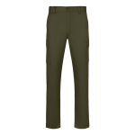 Unisex-Cargohose aus Twill mit elastischem Bund, 190 g/m², Velilla farbe militärgrün