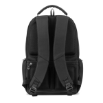 Laptop-Rucksack mit 2 gepolsterten Fächern 20 l 17 Zoll farbe schwarz dritte Ansicht