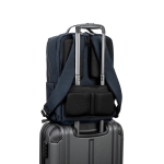 Laptop-Rucksack mit gepolsterten Fächern 20 l und 17,3 Zoll farbe blau achte Ansicht