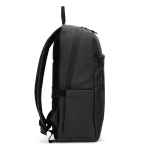 Rucksack aus Kunstleder mit wasserabweisenden Reißverschlüssen für PC 16” farbe schwarz vierte Ansicht