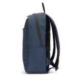 Rucksack aus Kunstleder mit wasserabweisenden Reißverschlüssen für PC 16” farbe blau fünfte Ansicht