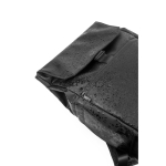 Rucksack aus Kunstleder mit Klappe, ideal für Laptops bis 16” farbe schwarz achte Ansicht