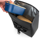 Rollbarer Kühltasche aus Kunstleder mit verstellbarem Verschluss 7 l farbe schwarz siebte Ansicht
