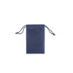 Aufrollbare Kühltasche 7 l mit verstellbarem Verschluss aus Kunstleder farbe blau zweite Ansicht